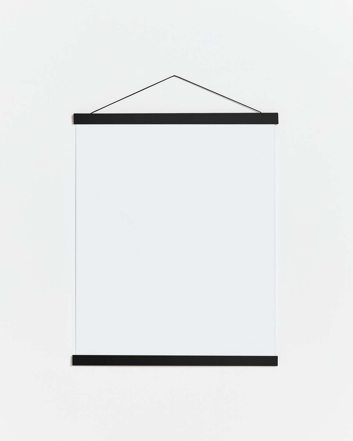 Magnetic black wooden poster hanger, 30cm