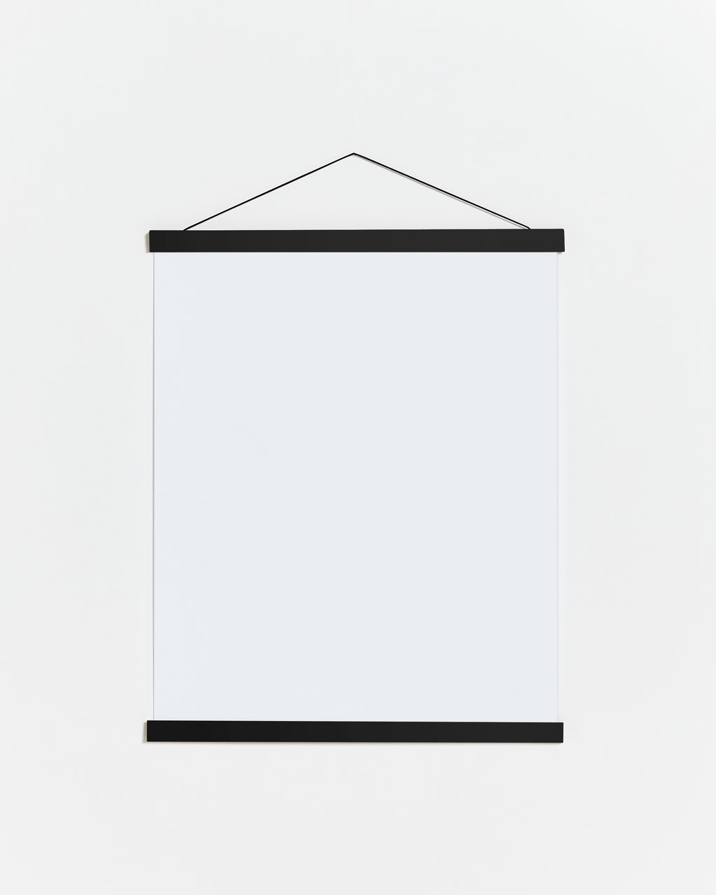 Magnetic black wooden poster hanger, 70cm