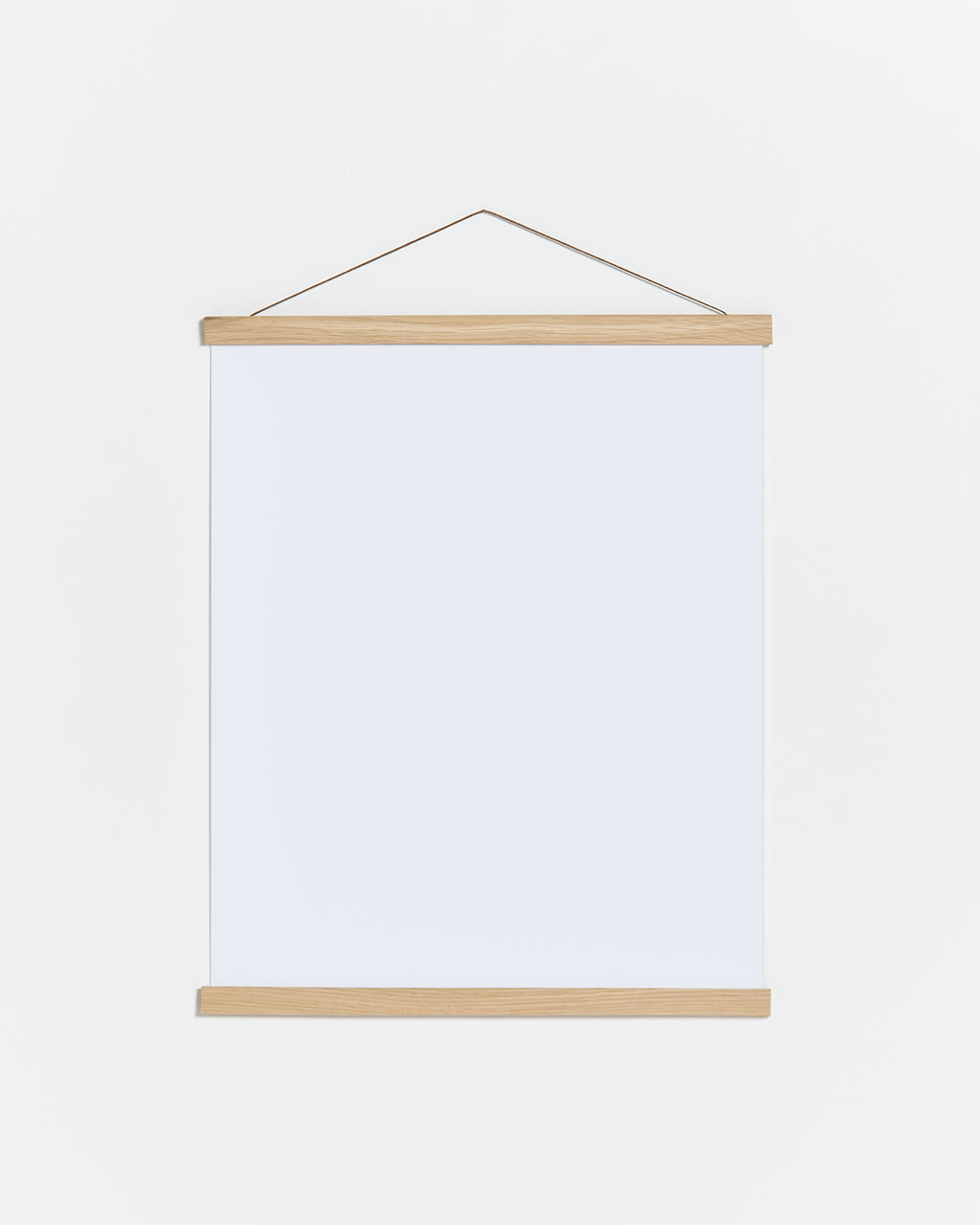 Magnetic oak wooden poster hanger, 30cm