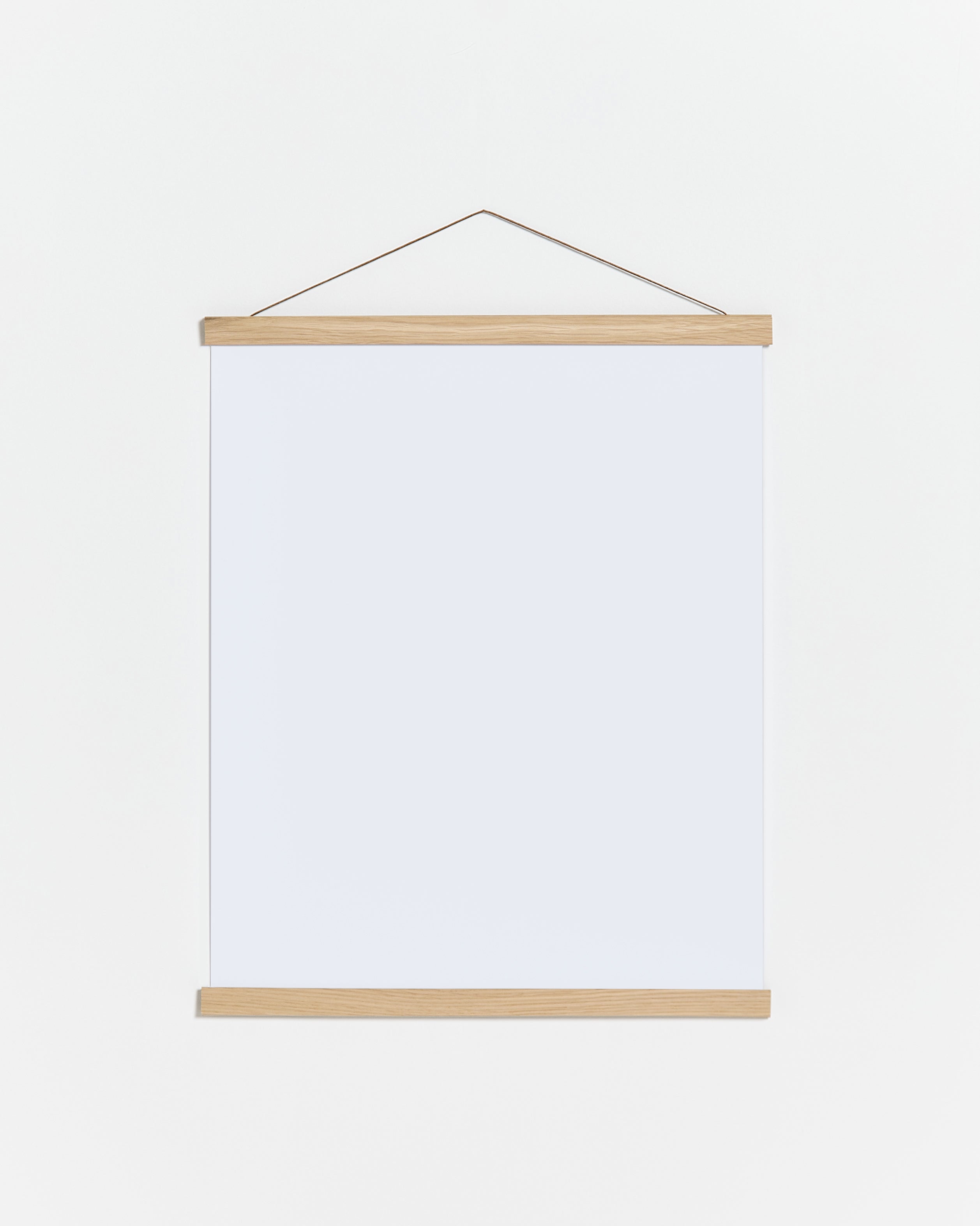 Magnetic oak wooden poster hanger, 30cm