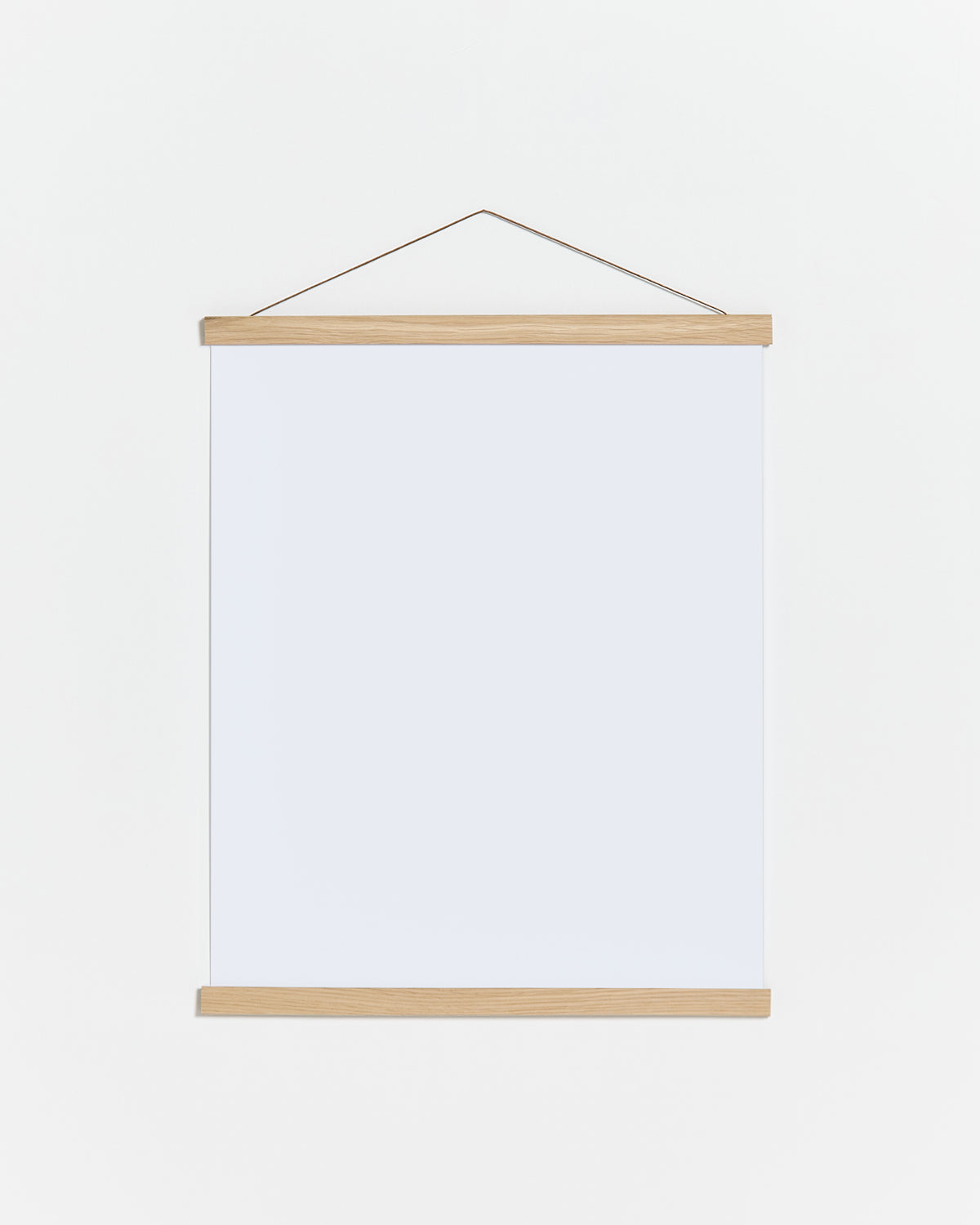 Magnetic oak wooden poster hanger, 40cm